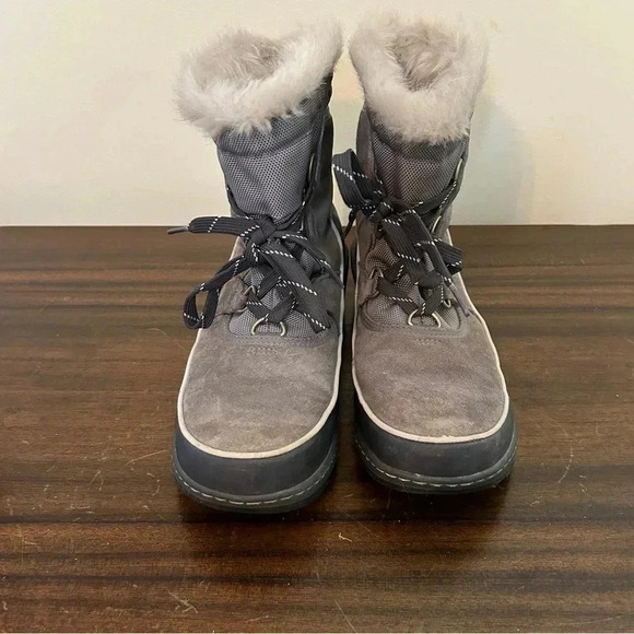 Sorel Women's Tivoli III Waterproof Faux Fur Boot Grey Size 8 - Picture 5 of 8